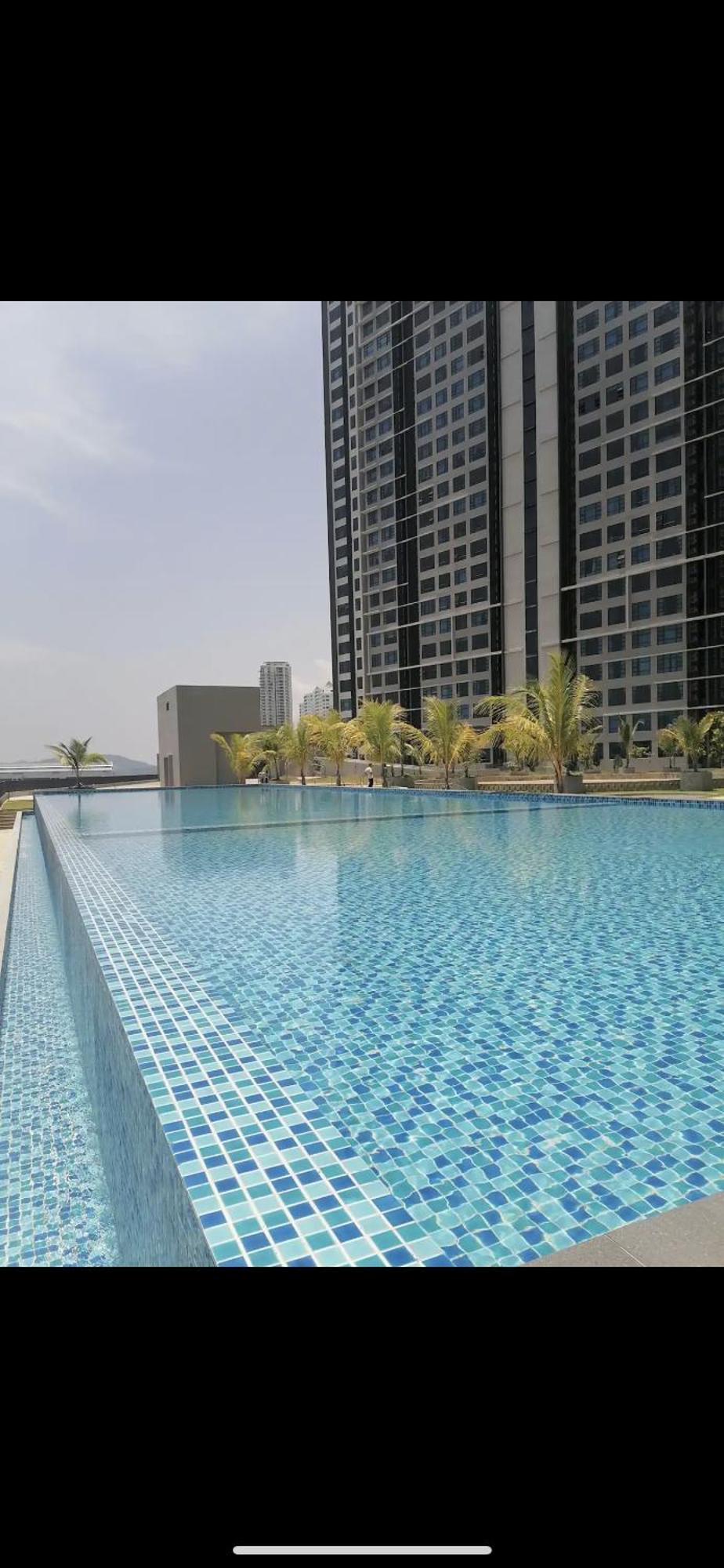 Full Seaview 2R1B Condo For 6Pax In Кота-Кинабалу Экстерьер фото